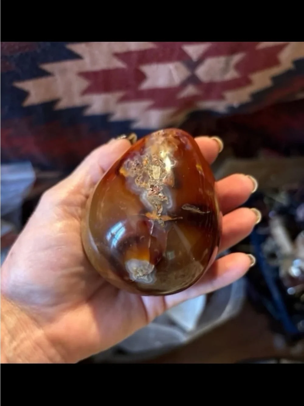 Agate Egg Sculpture
